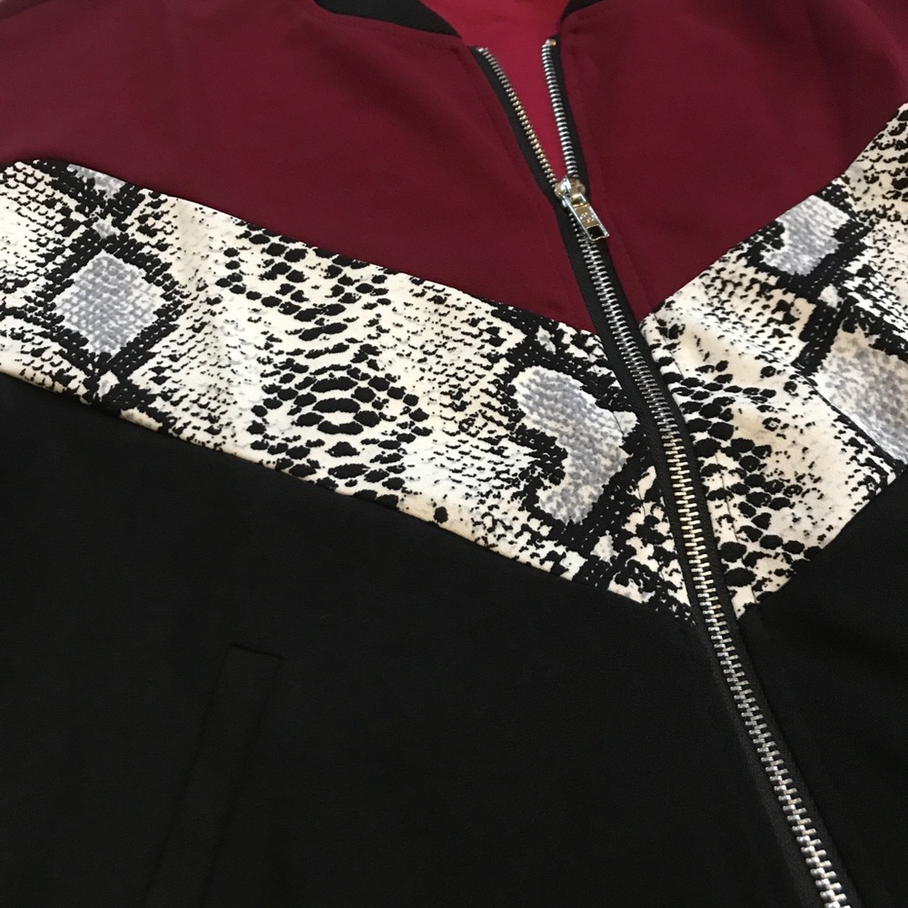 Multi colored bomber jacket - Picture 2 of 5
